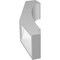Ekena Millwork 4-in. W x 8-in. D x 20-in. H Imperial Architectural Grade PVC Knee Brace BRCP04X08X20IMP - alternate 2
